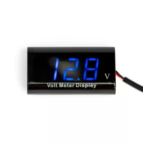 Spannungmessgerät (voltmeter) mit mehreren anzeigefarben